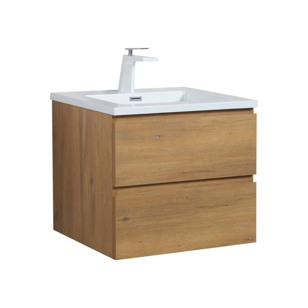 TONA Angela 36'' Single Bathroom Vanity with Solid Surface Top